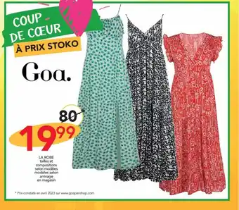 Stokomani LA ROBE tailles et compositions selon modèles modèles selon arrivage en magasin offre