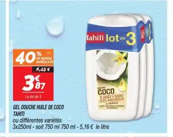 Netto GEL DOUCHE HUILE DE COCO ТАНІТІ offre