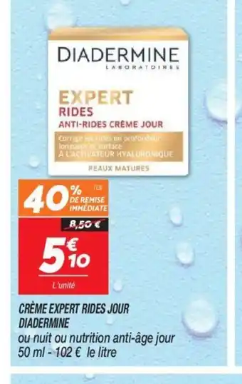 Netto CRÈME EXPERT RIDES JOUR DIADERMINE offre