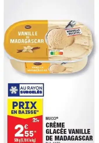 ALDI CRÈME GLACÉE VANILLE DE MADAGASCAR offre