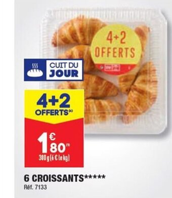 6 CROISSANTS*****