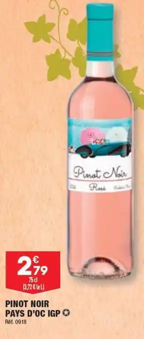 ALDI PINOT NOIR PAYS D'OC IGP offre
