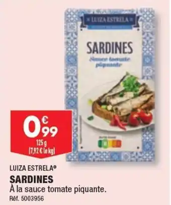 ALDI LUIZA ESTRELAⓇ SARDINES offre