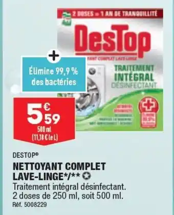 ALDI NETTOYANT COMPLET LAVE-LINGE*/**✪ offre