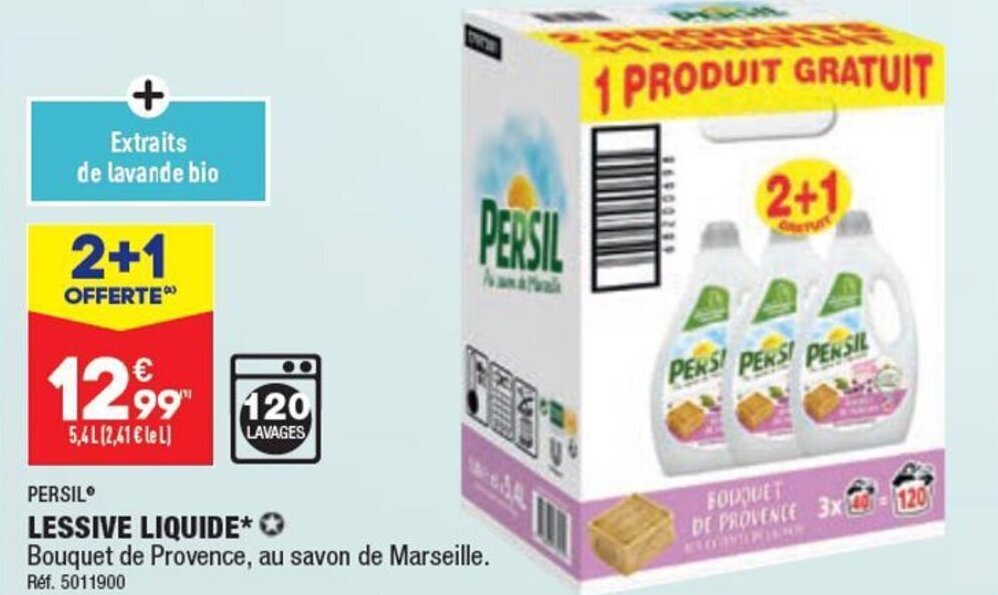ALDI LESSIVE LIQUIDE** offre