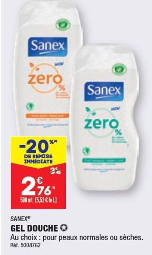 Promo SANEX® GEL DOUCHE chez ALDI