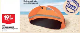 ALDI TENTE DE PLAGE Plusieurs modèles disponibles. offre