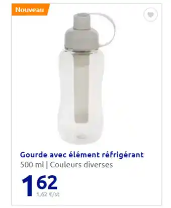 Action Gourde avec élément réfrigérant 500 ml | Couleurs diverses offre