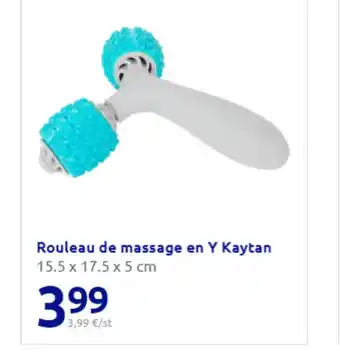 Action Rouleau de massage en Y Kaytan 15.5 x 17.5 x 5 cm offre