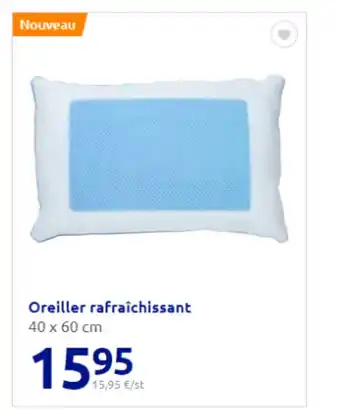 Action Oreiller rafraîchissant 40 x 60 cm offre