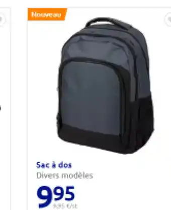 Action Sac à dos Divers modèles offre
