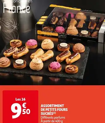 Auchan ASSORTIMENT DE PETITS FOURS SUCRÉS (2) offre