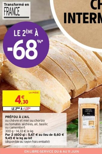 Intermarché PRÉFOU À L'AIL offre