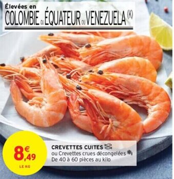 Intermarché CREVETTES CUITES offre