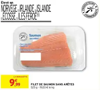 Intermarché FILET DE SAUMON SANS ARÊTES offre