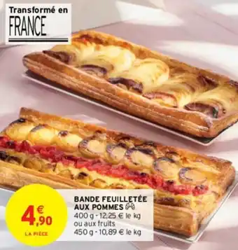 BANDE FEUILLETÉE AUX POMMES