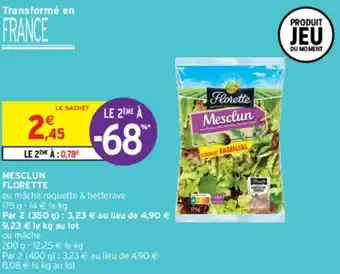 Intermarché MESCLUN FLORETTE offre