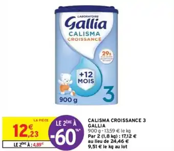 Intermarché CALISMA CROISSANCE 3 GALLIA offre