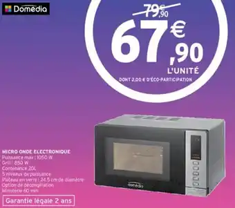 Intermarché MICRO ONDE ELECTRONIQUE offre