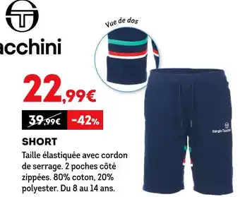 Sport 2000 Sergio tacchini short offre
