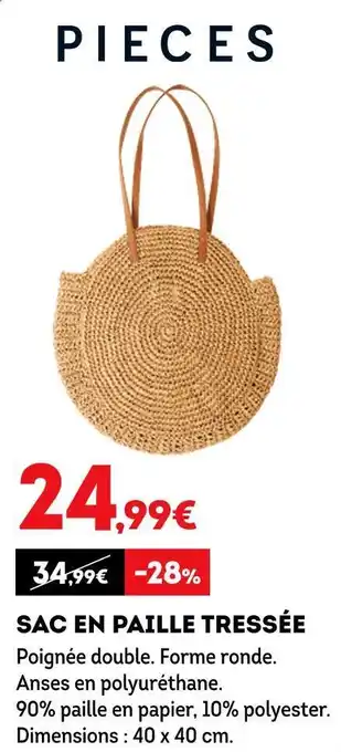 Sport 2000 Sac en paille tressée offre