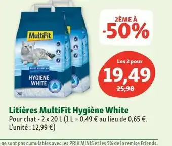 Maxi Zoo Litière pour chats offre