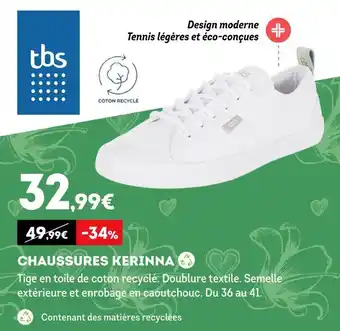 Sport 2000 Tbs chaussures kerinna offre