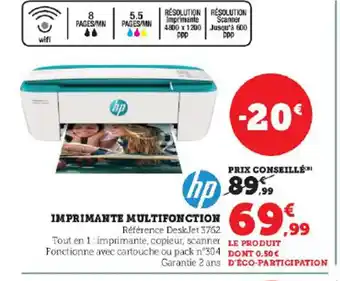 Super U IMPRIMANTE MULTIFONCTION offre