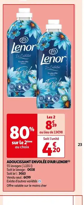 ADOUCISSANT ENVOLÉE D'AIR LENOR(¹)