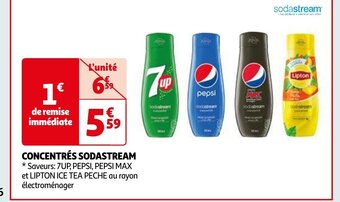 Auchan CONCENTRÉS SODASTREAM offre