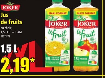 Norma JOKER Jus de fruits offre