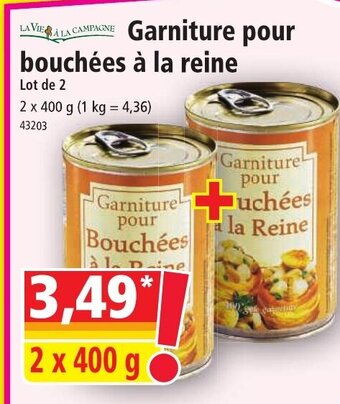 Garniture pour bouchées à la reine