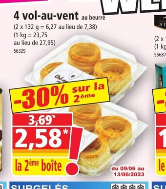 Norma 4 vol-au-vent au beurre offre