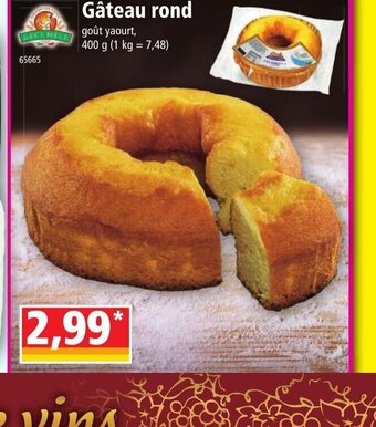 Norma Gâteau rond offre