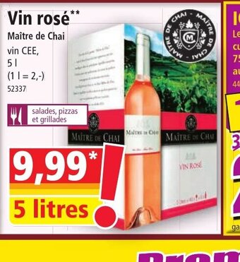 Norma VIN ROSE offre