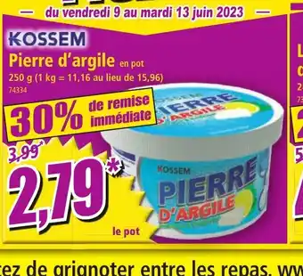 KOSSEM Pierre d'argile en pot