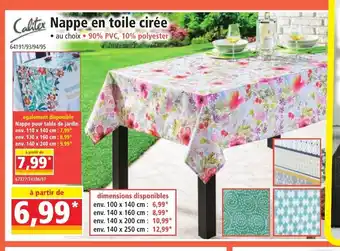 Caltex Nappe en toile cirée
