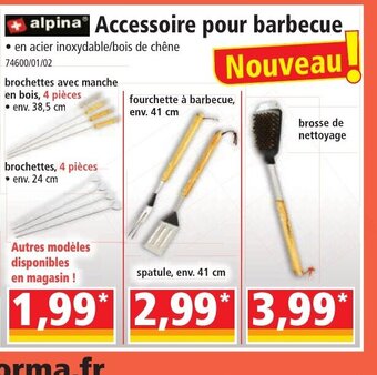 Norma Alpina Accessoire pour barbecue offre