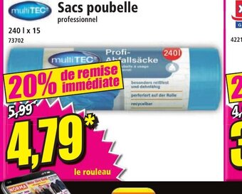 Norma MultiTEC Sacs poubelle offre