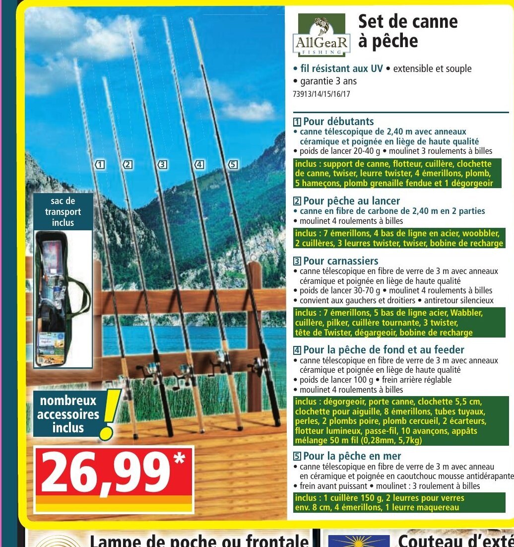 Norma Set de canne offre