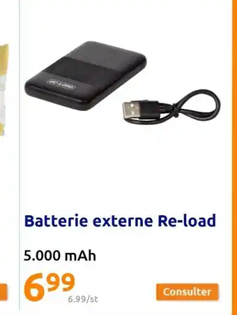 Action Batterie externe Re-load offre