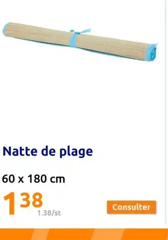 Action Natte de plage offre