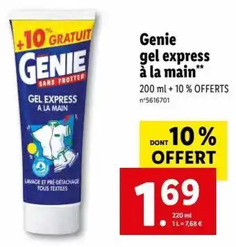 Lidl Lessive gel offre
