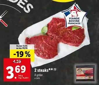 Lidl Steak offre