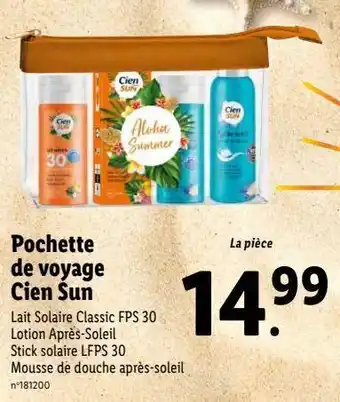 Lidl Protection solaire offre