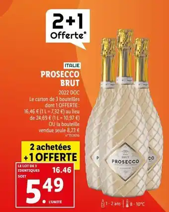 Lidl Prosecco offre