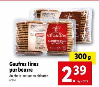Lidl Gaufres offre