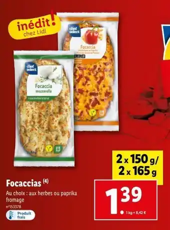 Lidl Focaccia offre