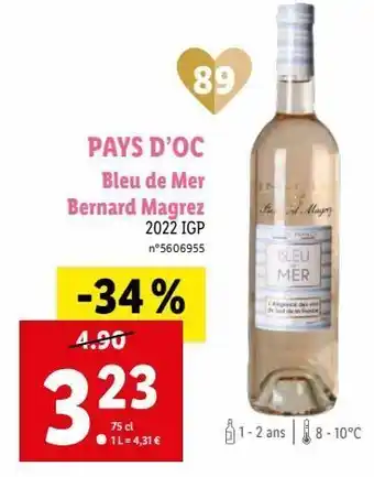 Lidl Vin rosé offre