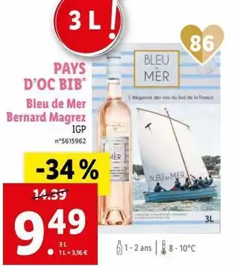 Lidl Vin rosé offre